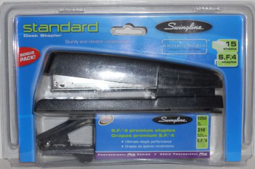 Swingline Antimicrobial Standard Desk Stapler Set, Kills Germs Prevents Colds