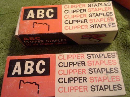 ABC    Plier Stapler   CLIPPER STAPLES