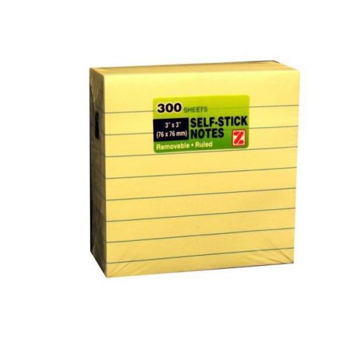 7200 Sheets Of 3 x 3 Yellow Ruled Self Stick Notes Sticky Post It Note Sealed