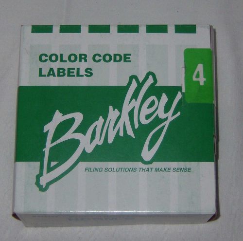 Barkley Color Code Labels Green 4 Medical Office Labels
