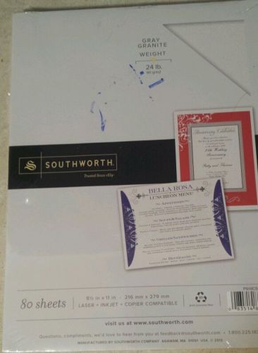 Southworth 24 lb. Gray Granite Paper 80 sheets