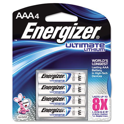 96 Energizer e_ Lithium Batteries, AAA - EVEL92BP4