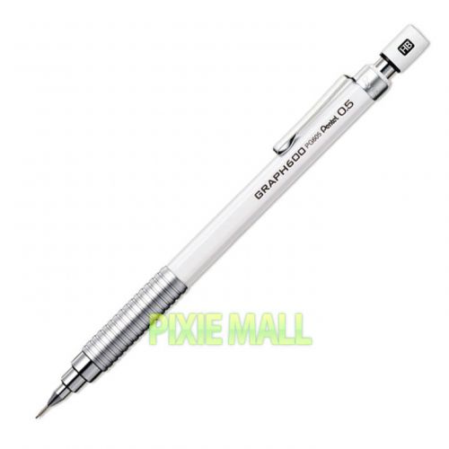 PENTEL Graph 600 0.5 mm drafting mechanical pencil (PG605-W) - WHITE