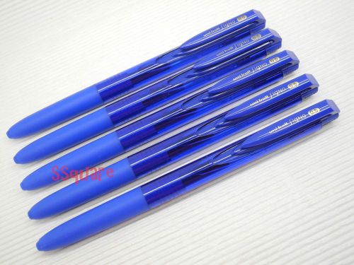 5 x Uni-Ball Signo RT UMN-155 0.5mm Retractable Rollerball Gel Pen, Blue