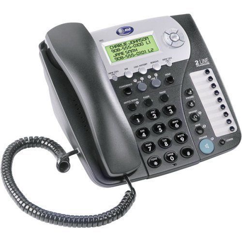 AT&amp;T 992, 2 Line Corded Black Display Speakerphone w/ Called ID &amp; Call Waiting