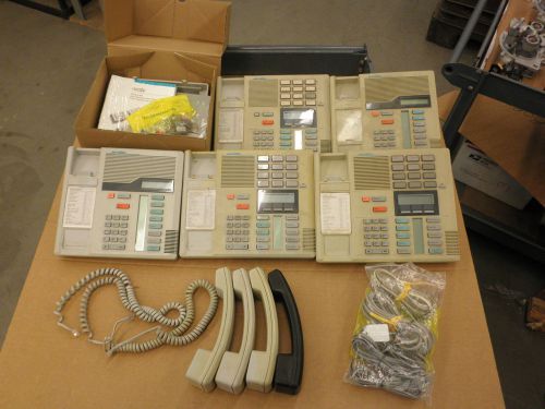 Assorted Meridian office phones and parts