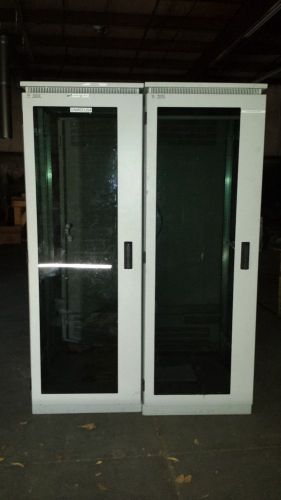 42u 24&#034; AT&amp;T Enclosure Electrical System Cabinet Electronic Rack Equipment Tower