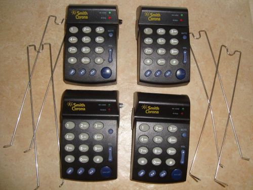 Lot of 4 Smith Corona PD-100 Telephone Headset Dial Keypad Units