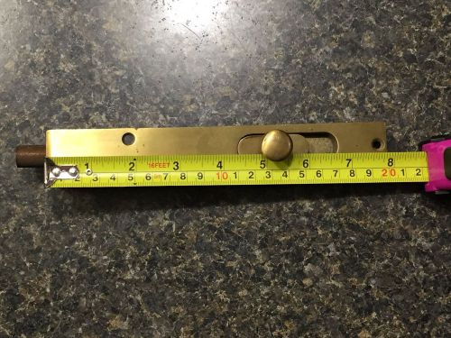 Flush surface door bolt antique brass nos 8 inch for sale