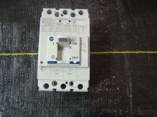 Allen-Bradley Circuit Breaker (140G-G2C3-C90)480v,25KA,3 POLE,90 AMP,TRIP 900