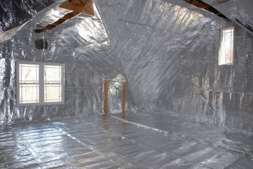 500 sqft radiant barrier solar attic foil reflective nasa insulation 2x250 for sale