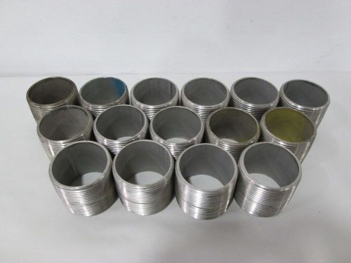 LOT 15 NEW 2-1/2IN NPT 2-1/2IN LENGTH MALE PIPE FITTING NIPPLE COUPLER D321242
