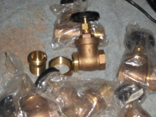 one inch brass pipe valve