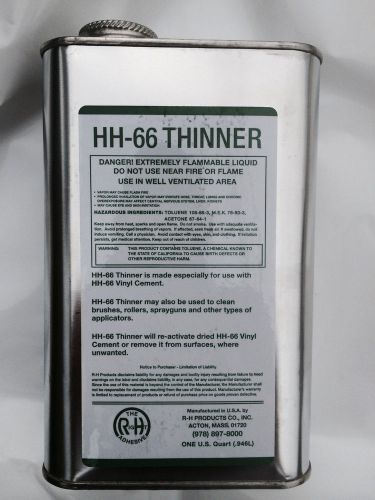 Hh-66 vinyl cement thinner 1 quart for sale