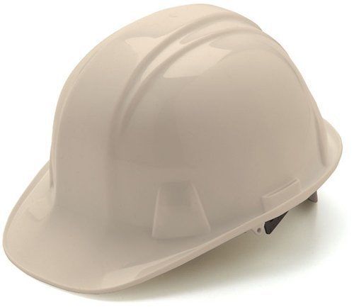 Pyramex Full Brim Style 4 Point Ratchet Suspension Hard Hat, White HP24110