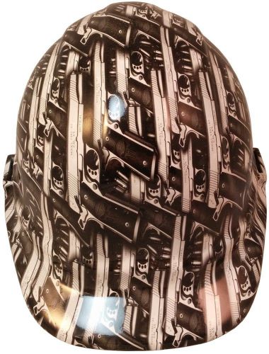 NEW! Hydro Dipped Cap Style Hard Hat w/ Ratchet Suspension - Model 1911 Pistol
