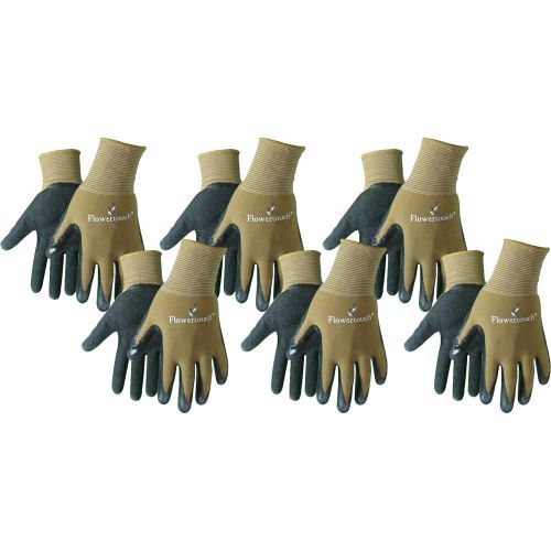 Red Steer A201L-XL Flowertouch Rubber Palm Large/X-Large L/XL Glove, 6-Pack