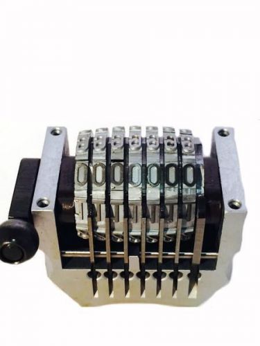 Multilith ryobi hamada numbering machine 7 digit convex backwards offset parts for sale