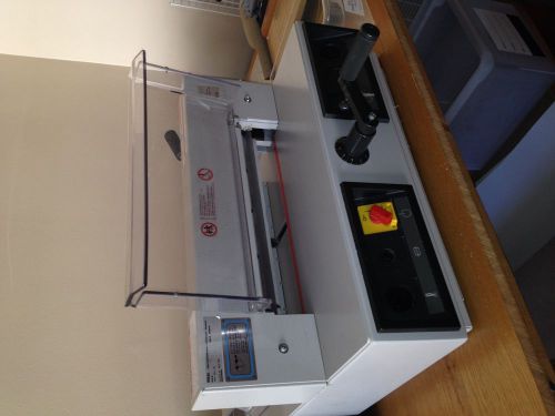 Electric paper cutter:  mbm triumph model 3915 - 15 3/8&#034; paper cutter for sale