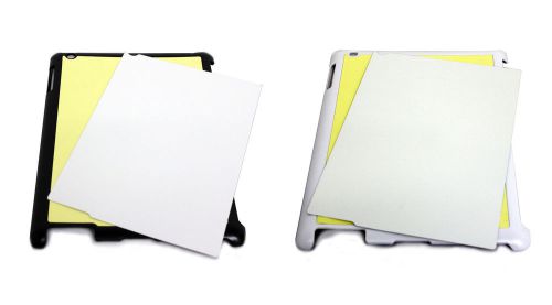 Hard blank ipad 2/3 case/ cover black or white for heat sublimation printing for sale