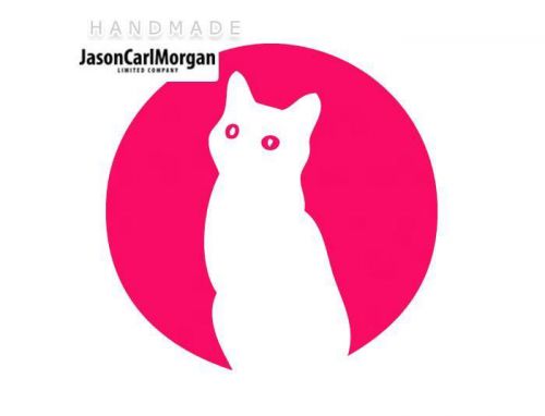 JCM® Iron On Applique Decal, Cat Neon Pink