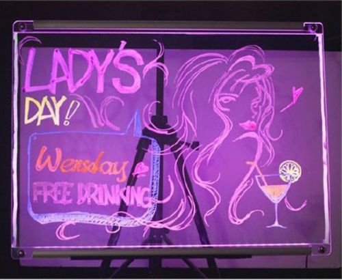 32&#034;x24&#034; led writing board: all-clear, frameless (free shipping) for sale