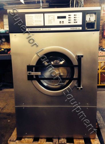 Wascomat Emerald W245ES 75LB Washer 220V/3PH Coin Fully Reconditioned