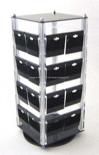 2 Rotating 32 Card Earring Countertop Display Stand + 100 Cards