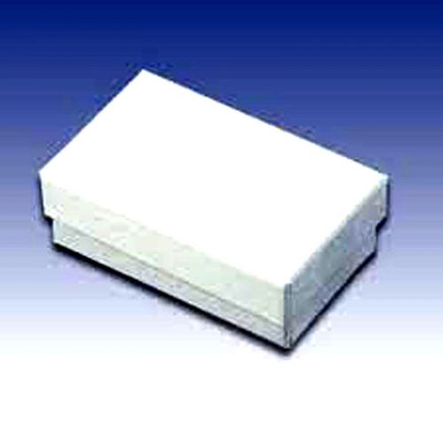 Wholesale 100pcs White Cotton Filled Jewelry Gift Boxes 2 1/2&#034; x 1 1/2&#034;