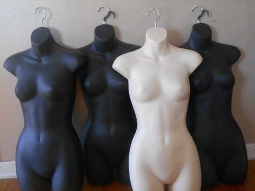 Adult Woman Partial Front Hanging Mannequin Torso Body Female