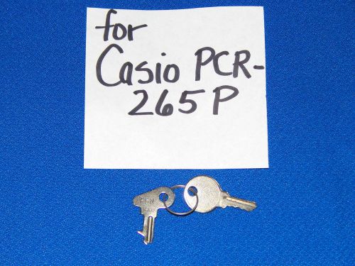 CASH REGISTER KEYS for Casio PCR-265P Electronic Cash Register
