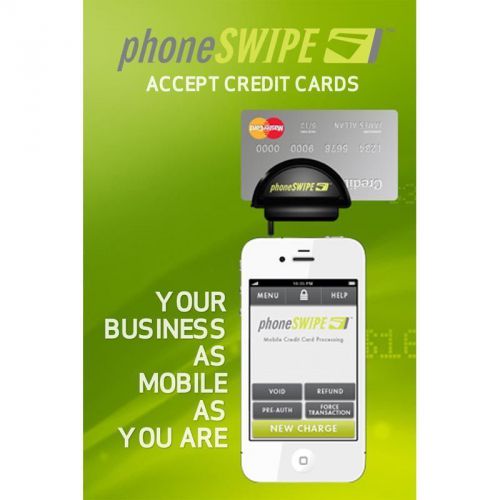 Make your business mobile with phoneswipe! free card reader with approval! for sale