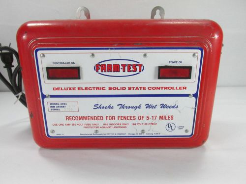 Deluxe Farm-Test Electric Fence Controller Model 2054 Solid State Vintage Works