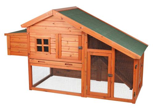 Chicken coop with a view trixie pet products hen rabbit  nesting pets rooster for sale