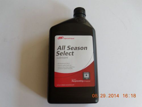 ALL SEASON SELECT LUBRICANT INGERSOLL RAND FOR RECIPROCATING AIR COMPRESSORS