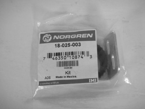 Norgren Bracket and Nut 18-025-003 for Mounting Norgren R-series Air Regulators
