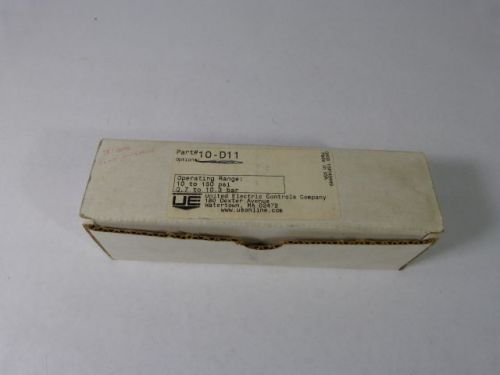 United Electric 10-D11 Pressure Switch 5amp 10-150PSI ! NEW !