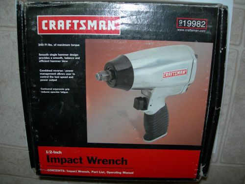 Craftsman 1/2 Drive Air impact Gun NEW all original Pro, 919982