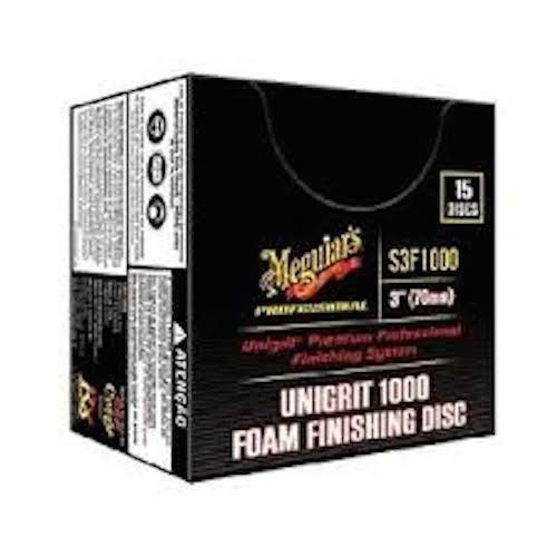 MEGUIARS UNIGRIT 3” 1000 GRIT FOAM FINISHING DISCS 15/BOX