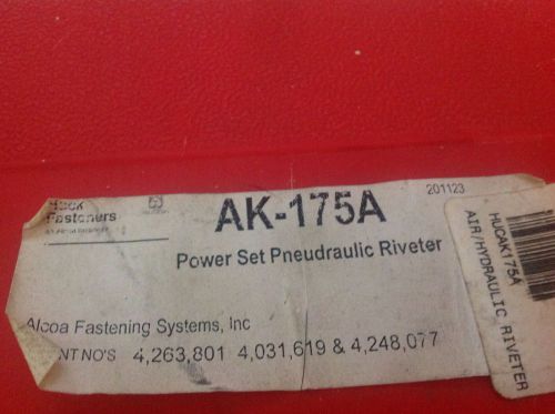 175A Huck Manufacturing Air Power Riveter