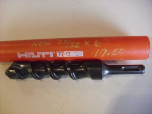 Hilti  27/32&#034;x6&#034; Carbide Tipped Rotary Hammer Bit # H912 For Model TE17