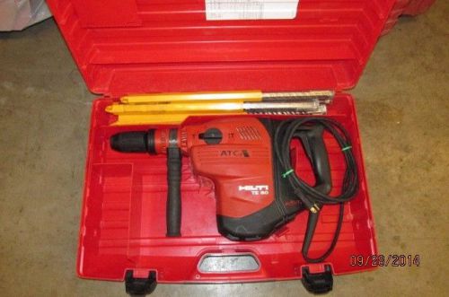 Hilti te 80-atc-avr 115v/ac sds-max combihammer -combo kit   mint (306) for sale