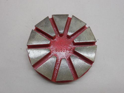 3&#034; 10-seg Stone Concret floor Diamond Granite grinding wheel # 400 grit  Velcro
