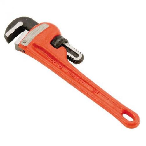 Ridgid Pipewrench Heavy Duty 10&#034; 31010 Ridge Tool Company Pipe Wrenches 31010