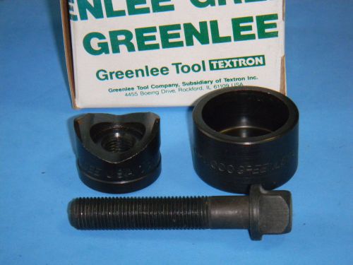 GREENLEE Model 730  1&#034; Round Radio Chassis Knockout Punch UPC# 02415 -3 Pc
