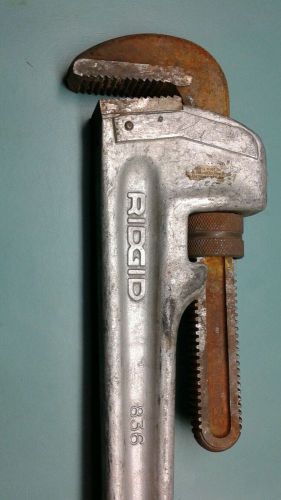Ridgid 836 Heavy duty aluminum pipe wrench 36&#034;
