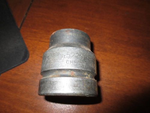 Sunex 532 Socket Impact 1 inch 1In. Drive Std 6 Point chrome moly nice vintage
