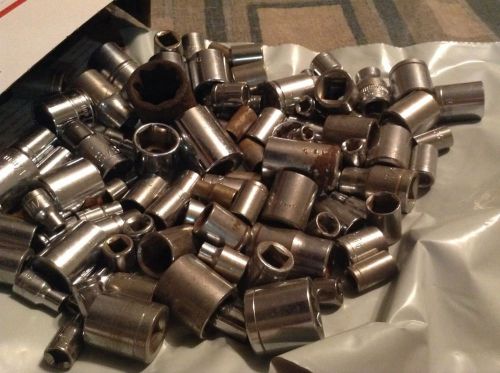 6 lb (Pound) LOT OF ASST.SOCKETS Generic &amp; Taiwan Various sized &amp; Shapes  USED
