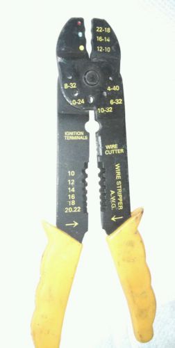 Wire Stripper,  Wire Cutter, Ignition Terminals Tools
