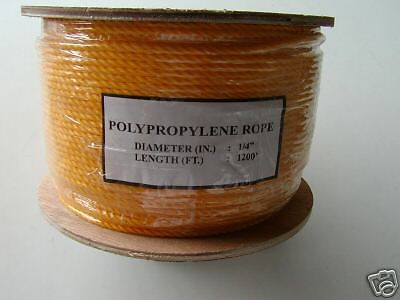 1/4&#034;x1200&#039; POLY-PRO ROPE (NEW)
